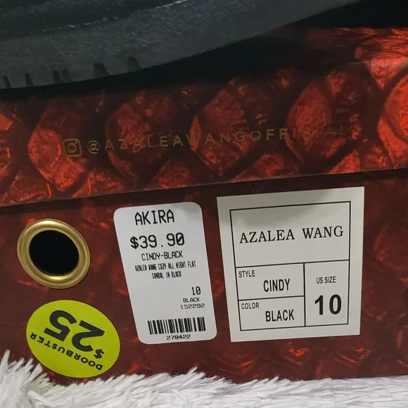 *AKIRA* Azalea Wang Cindy Soft Faux Suede Slipper in BLACK (Size 10) - Picture 8 of 9